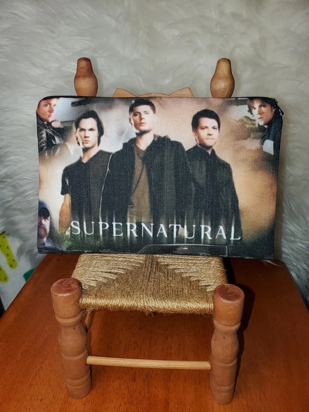 Supernatural Graphic Zip Pouch Sam, Dean And Castiel